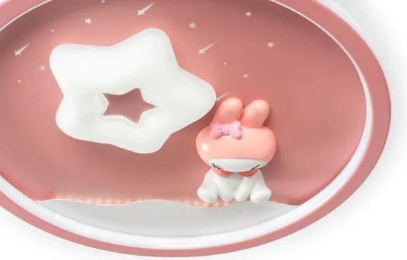 Brilagi -LED dimmelhető gyerekszobai mennyezeti lámpa UNICORN LED/68W/230V 3000-6000K+távirányító