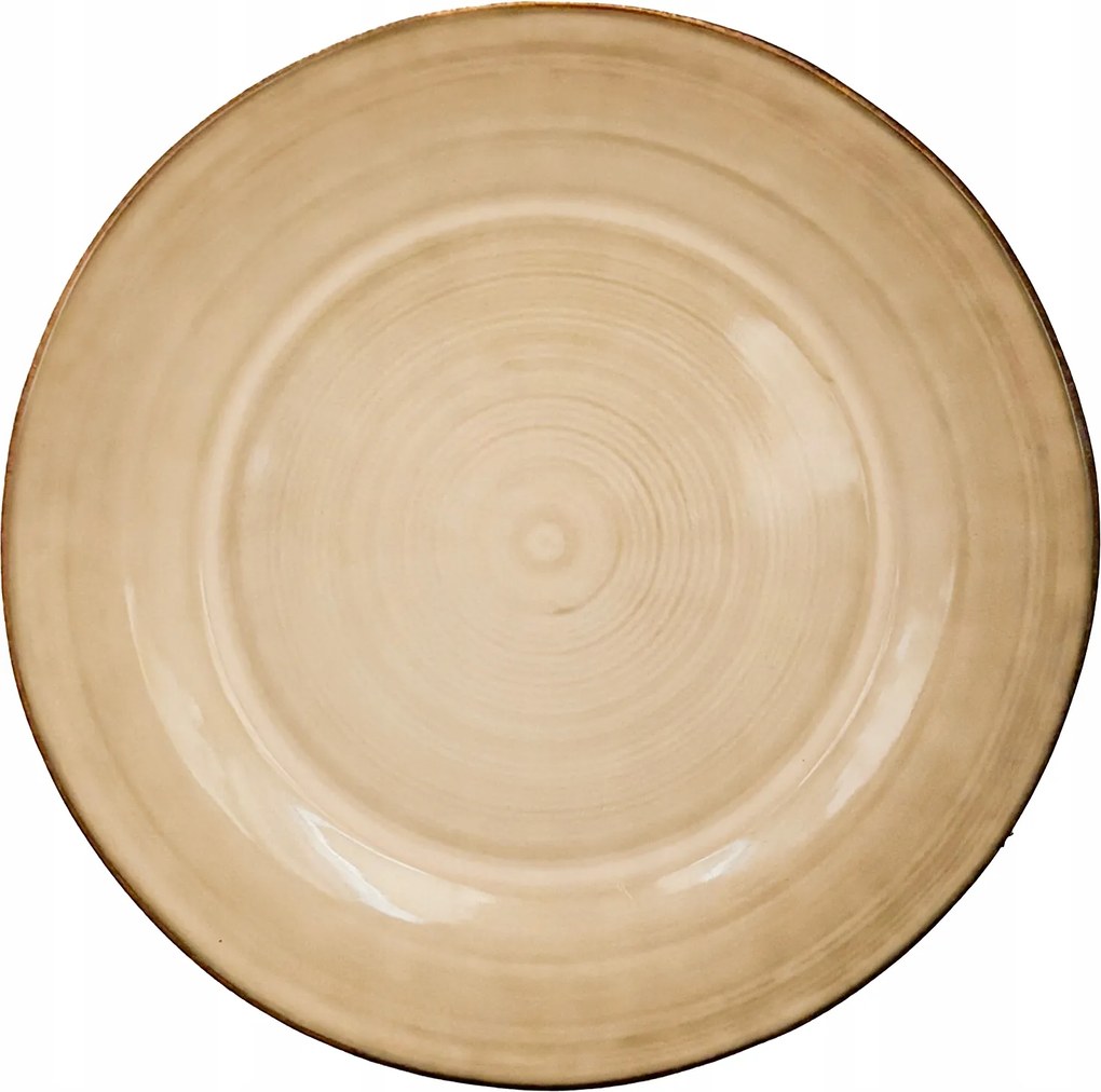 Desszerttányér Bézs 20cm kerámia kerek tányér étkészlet