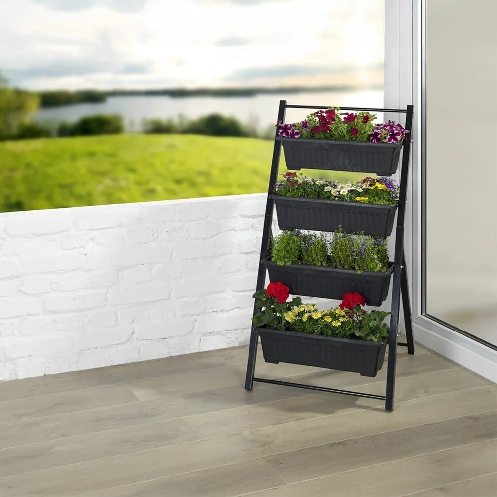 Fém virágtartó állvány (magasság 108 cm) Vertical – Maximex