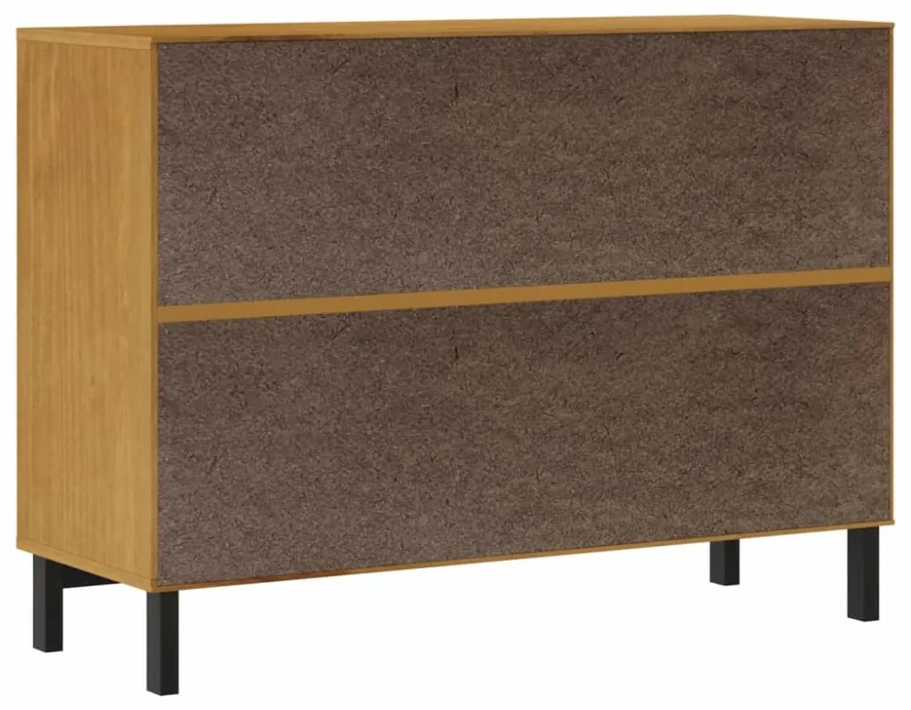 FLAM tömör fenyőfa fiókos szekrény 110 x 40 x 80 cm
