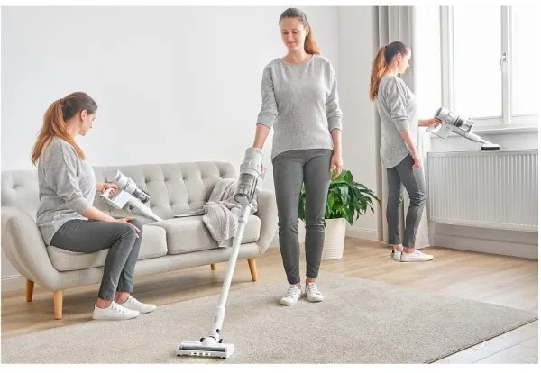 Sencor - Vezeték nélküli álló porszívó 2in1 250W/2200 mAh fehér