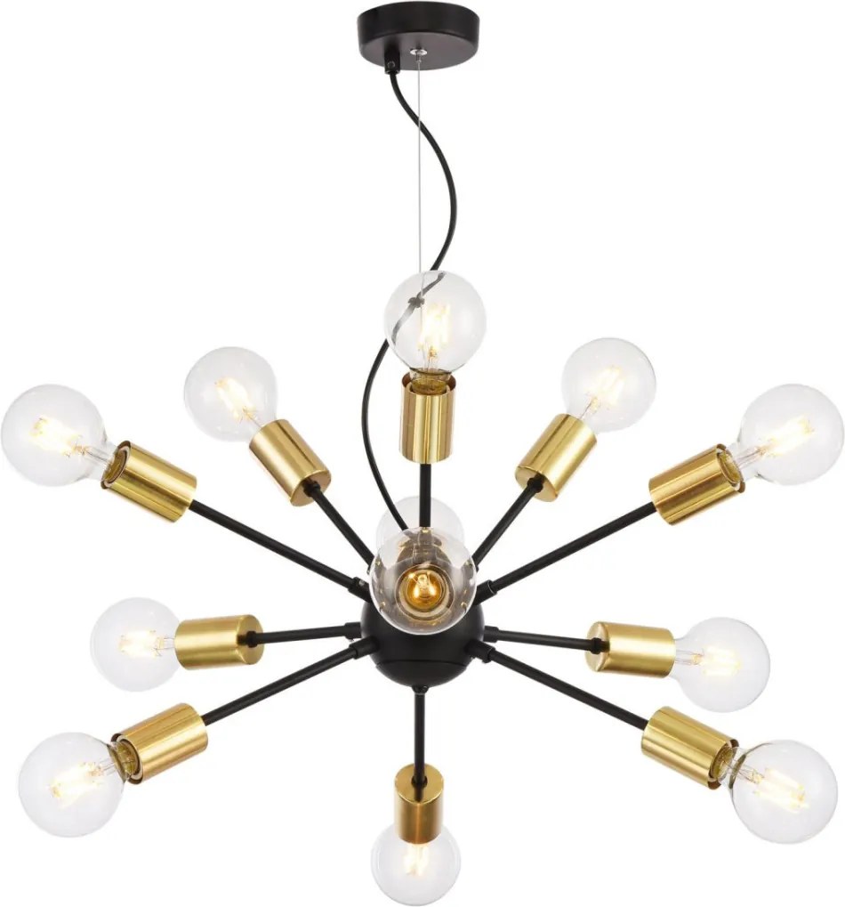 Maytoni JACKSON T546PL-12B Függőlámpa 12xE27/7W IP20