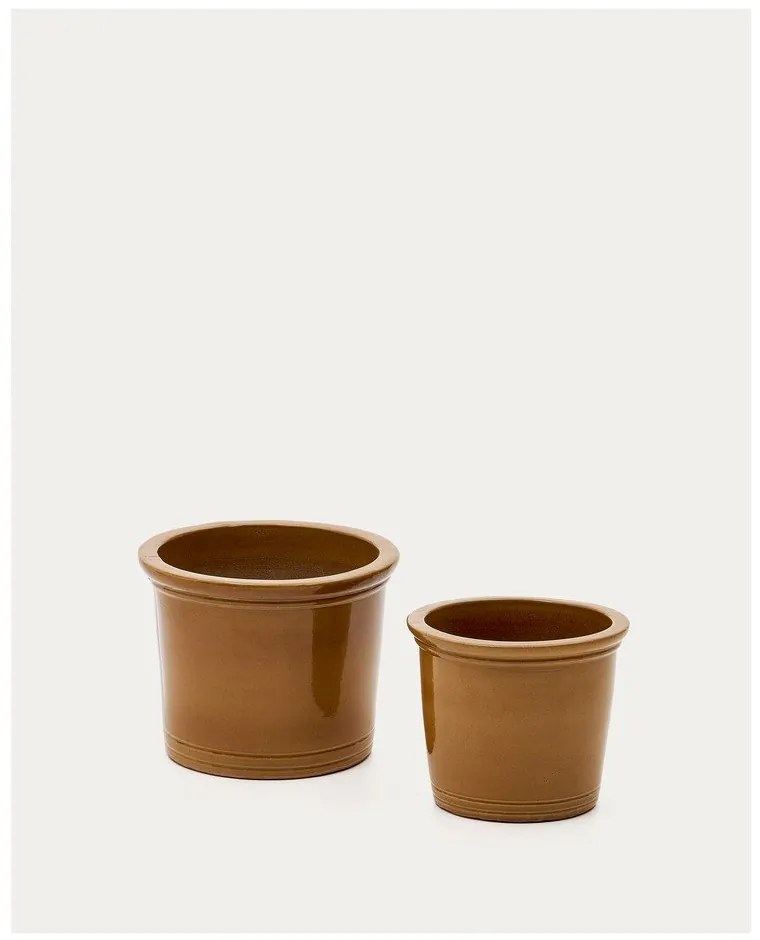Terrakotta virágcserép készlet 2 db-os ø 47 cm Presili – Kave Home