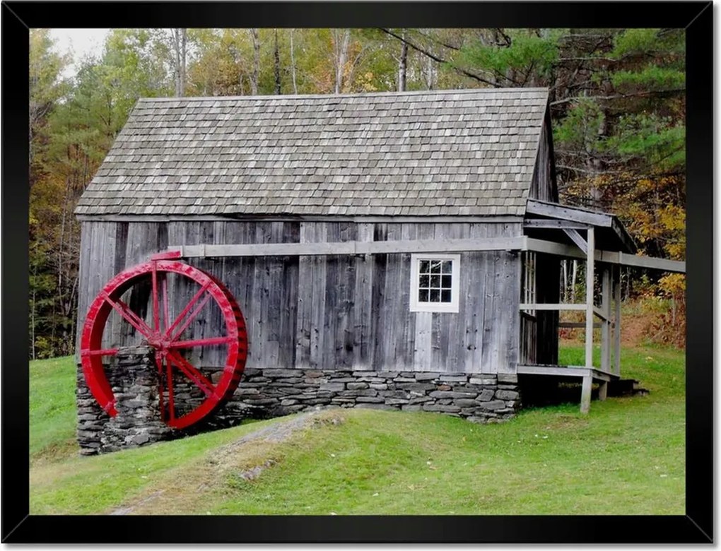 Poszterek keretben 40x30 Vízimalom