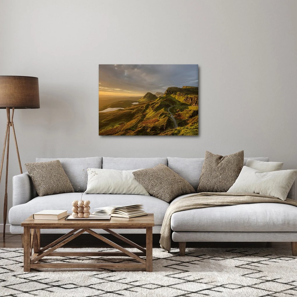 A hegység képe (70x50 cm)