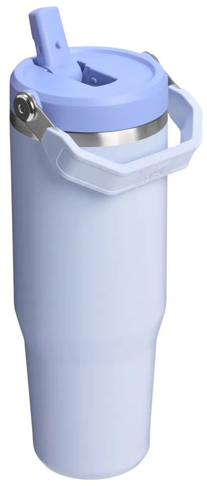 Lila rozsdamentes acél termosz 890 ml IceFlow™ Flip Straw 2.0 Tumbler Dew Drop – Stanley