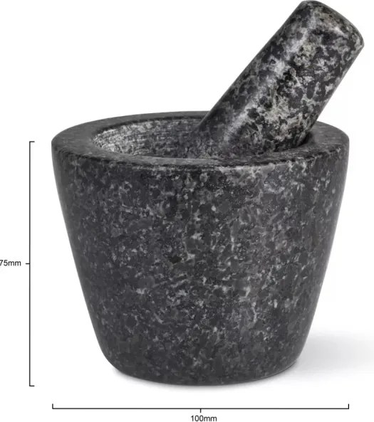 Cole & Mason - Gránit mozsár mozsártörővel GRANITE á. 10 cm