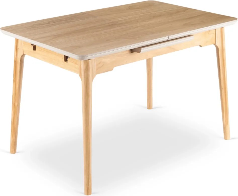 Stół SAMER Rozkładany Ceramiczny 120-160 cm Dąb