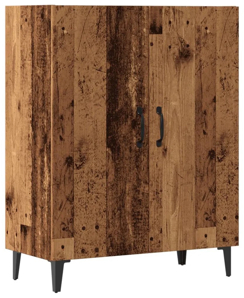 Antik fa színű szerelt fa tálalószekrény 70 x 34 x 90 cm