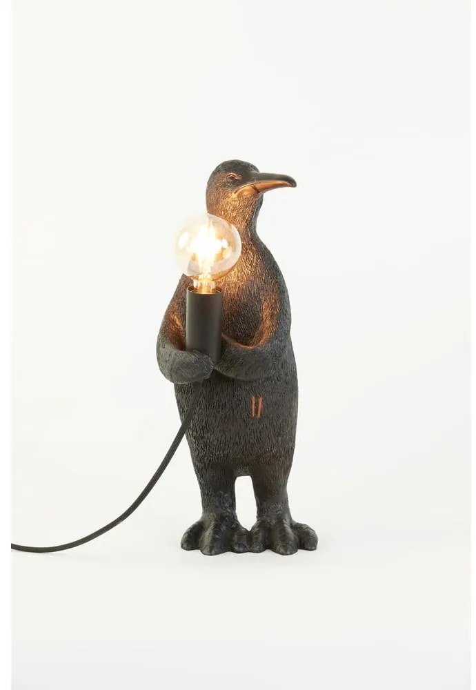 Fekete asztali lámpa (magasság 34 cm) Penguin – Light &amp; Living