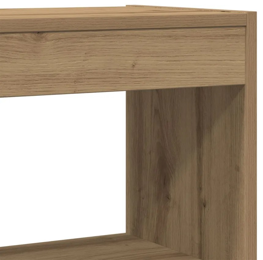 Könyvespolc Mesterséges tölgy Tömör fa 100 x 30 x 198 cm