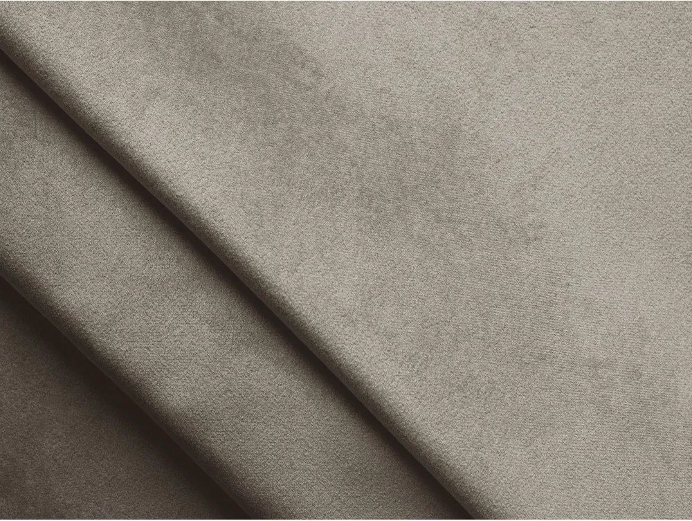 Szürkésbarna kárpitozott ágyneműtartós franciaágy ágyráccsal 180x200 cm Lemi – Makamii