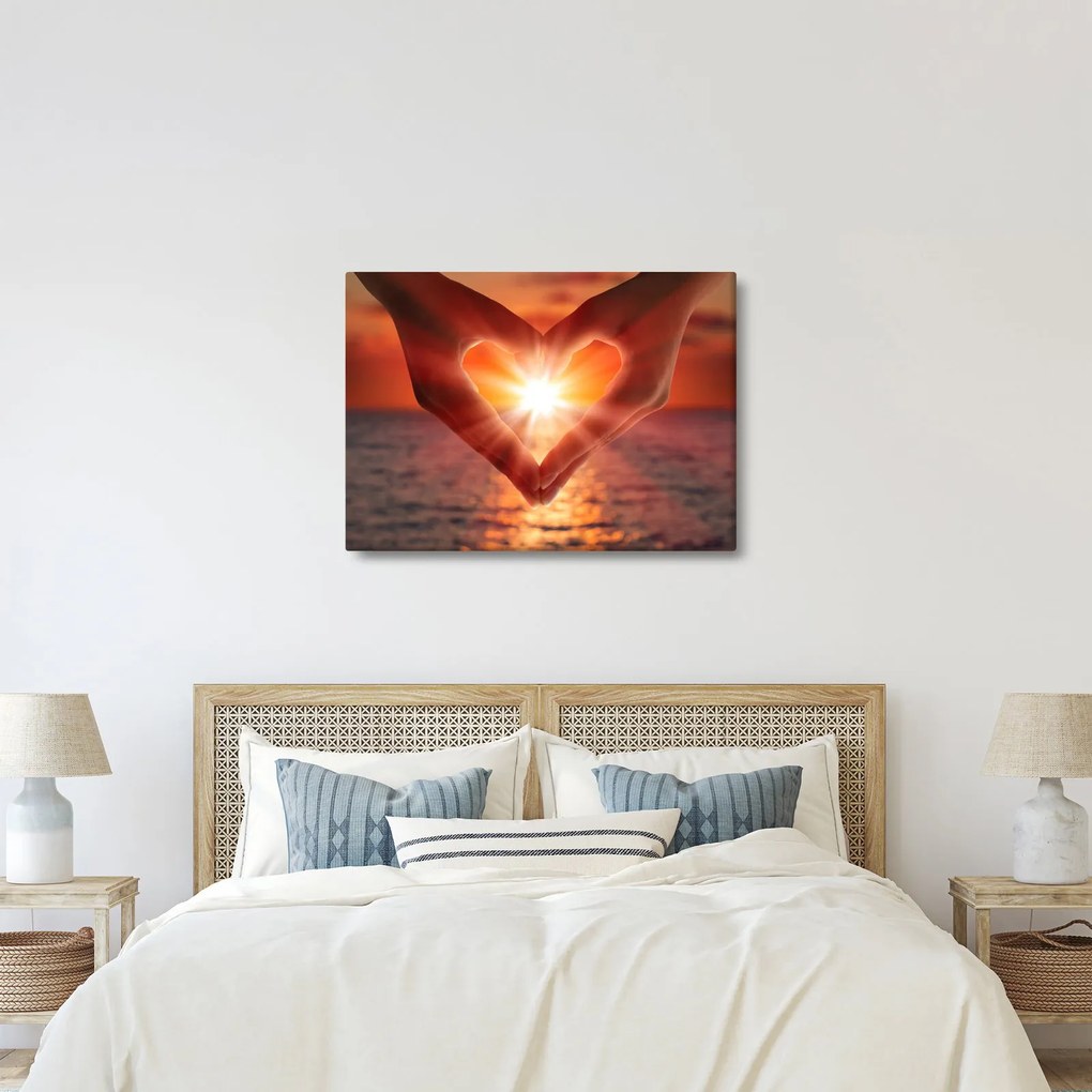 Kép - Nap a szívben (70x50 cm)