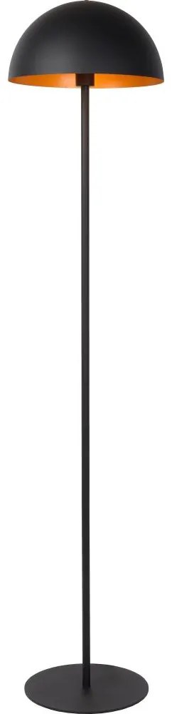 Lucide 45796/01/30 - Állólámpa SIEMON 1xE27/40W/230V fekete