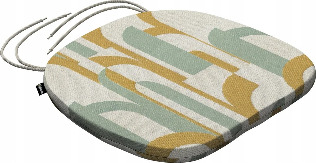 Bartek székpárna 40x37 menta-sárga