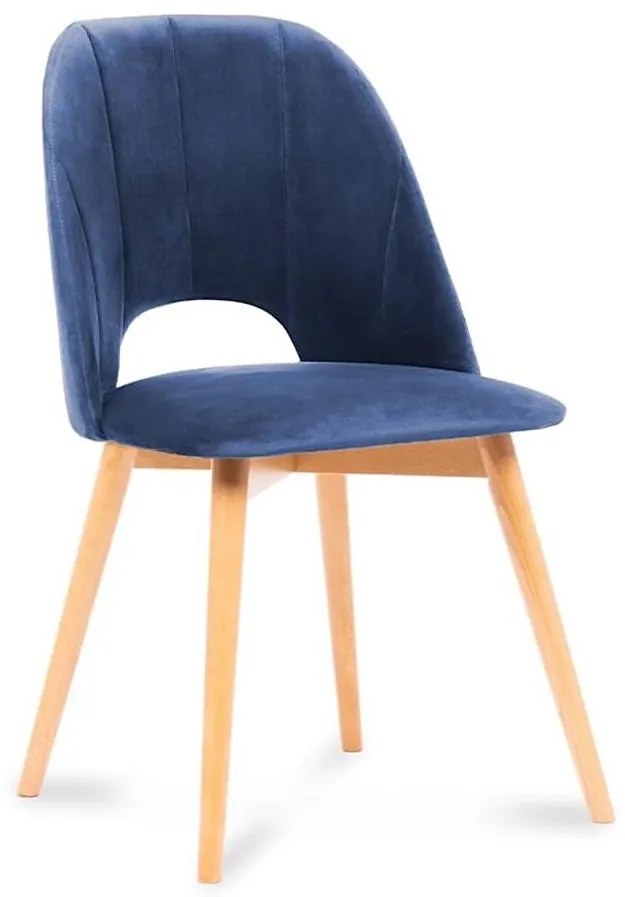 Étkezőszék TINO 86x48 cm sötétkék/világos tölgy
