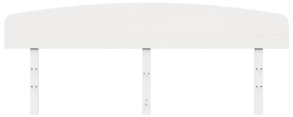 fehér tömör fenyőfa fejtámla 180 cm