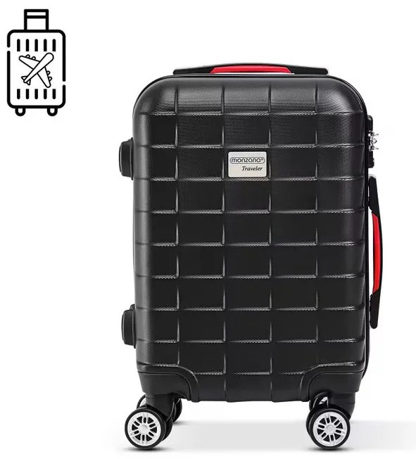 monzana® 2 részes utazóbőröndök készlete - fekete