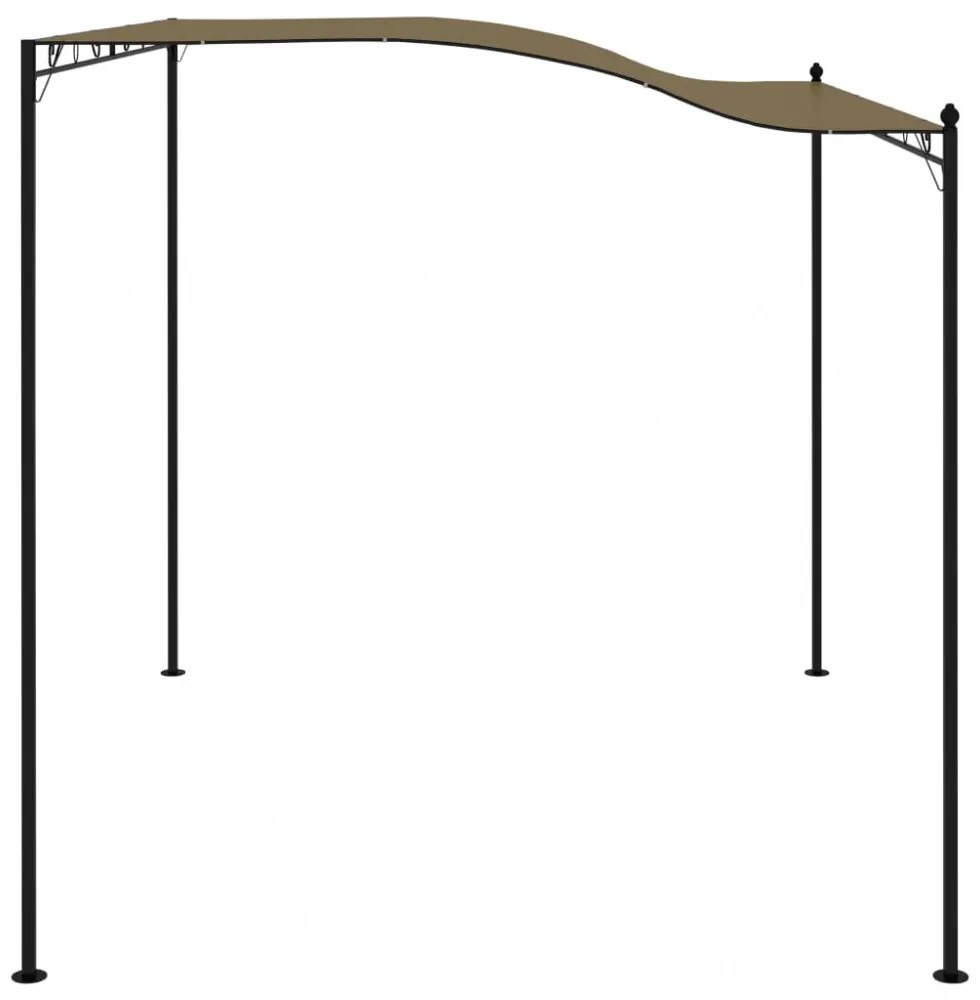 tópszínű napellenző 3 x 2,4 m 180 g/m²