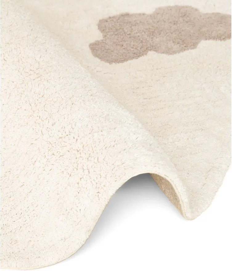 Krémszínű mosható-kézi szövésű pamut gyerek szőnyeg 140x200 cm Snuggle Willy – Hanse Home