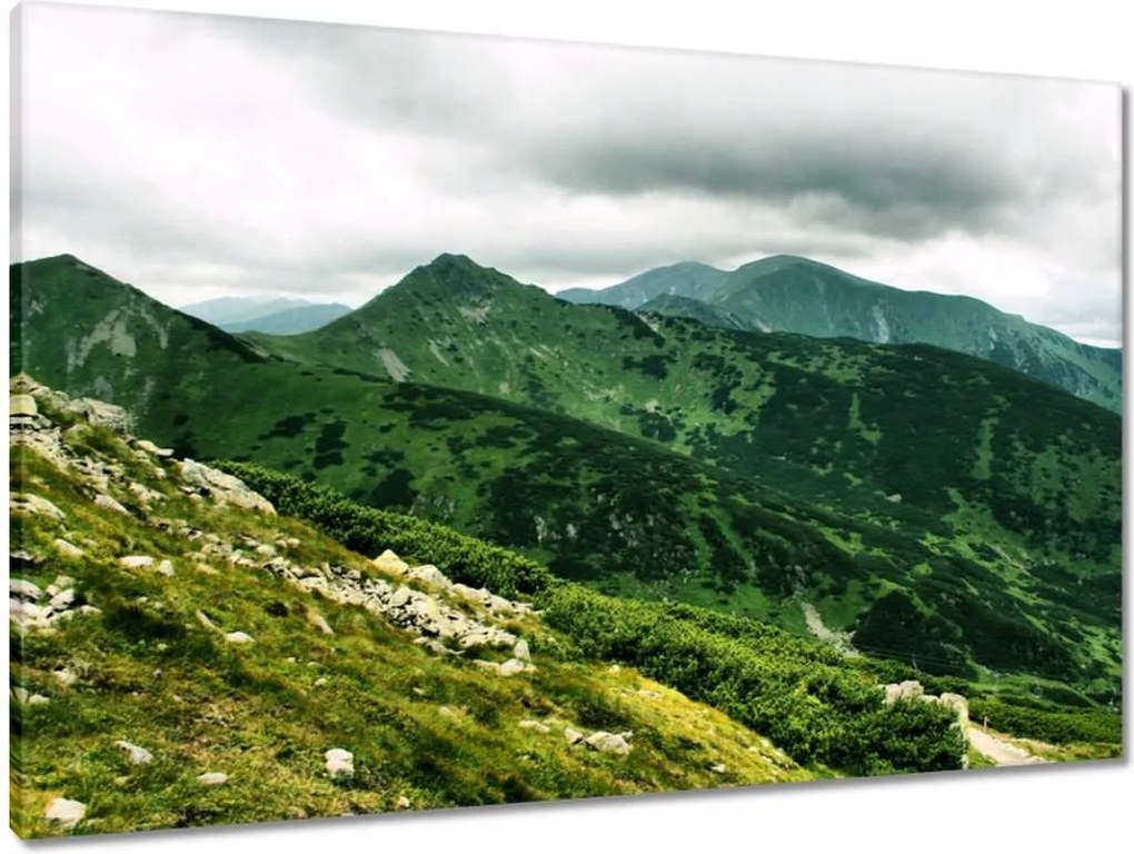 Vászonkép 90x60 Tátra Lengyel hegyek Kilátás