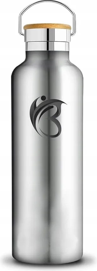 Rozsdamentes Acél Termopalack 600ML Ezüst Kétrétegű