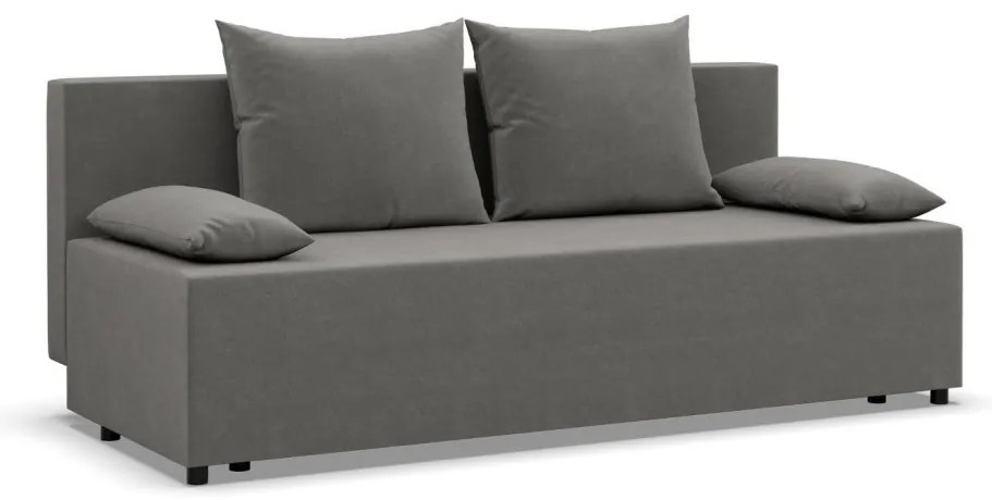 Nobu kanapé, bársony, világosszürke