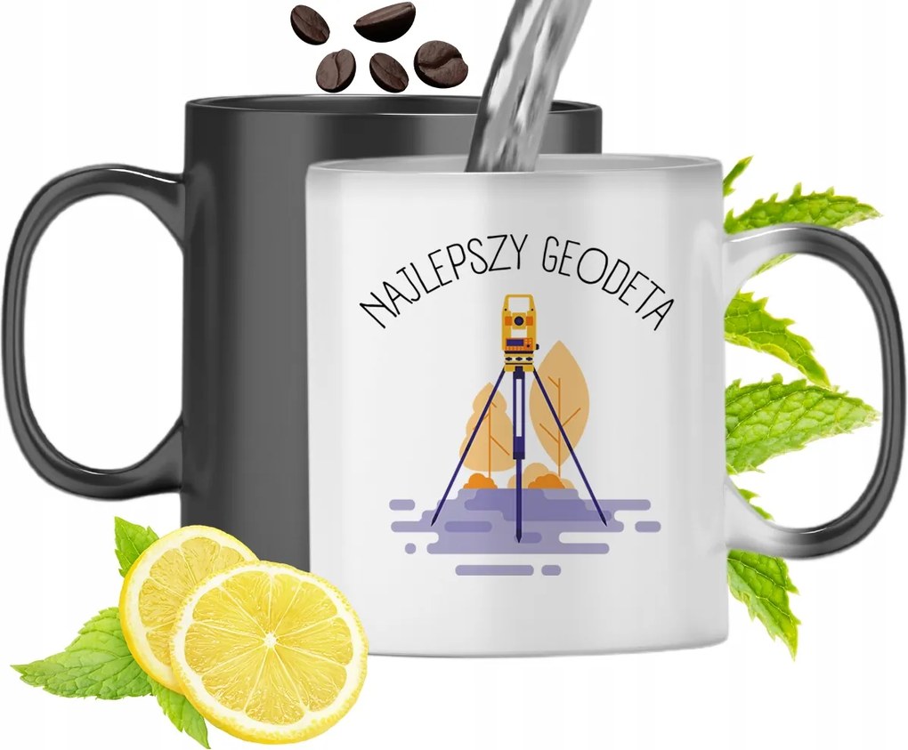 Mágikus Bögre Földmérőknek Színváltós Nyomtatott Fényképpel