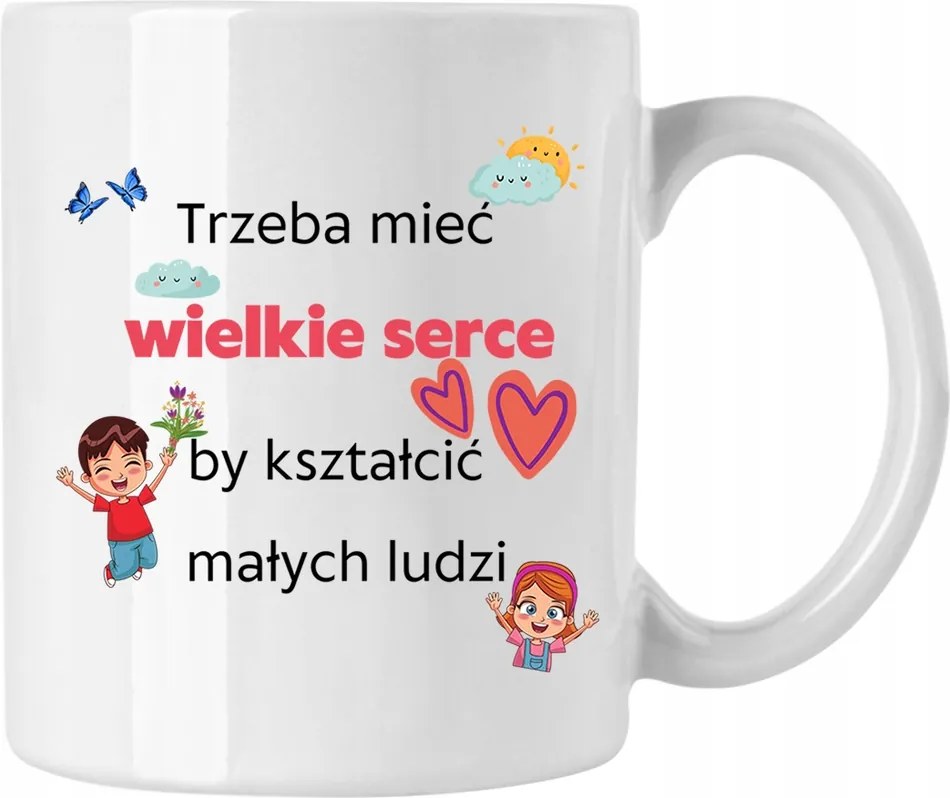 Bögre Óvónőnek Tanárnőnek Tanárnak Fehér 330ml