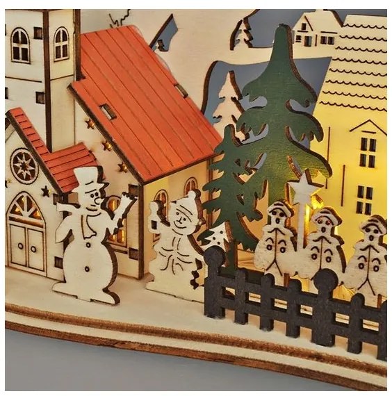 Solight 1V250 - LED Karácsonyi dekoráció LED/2xAAA kisváros