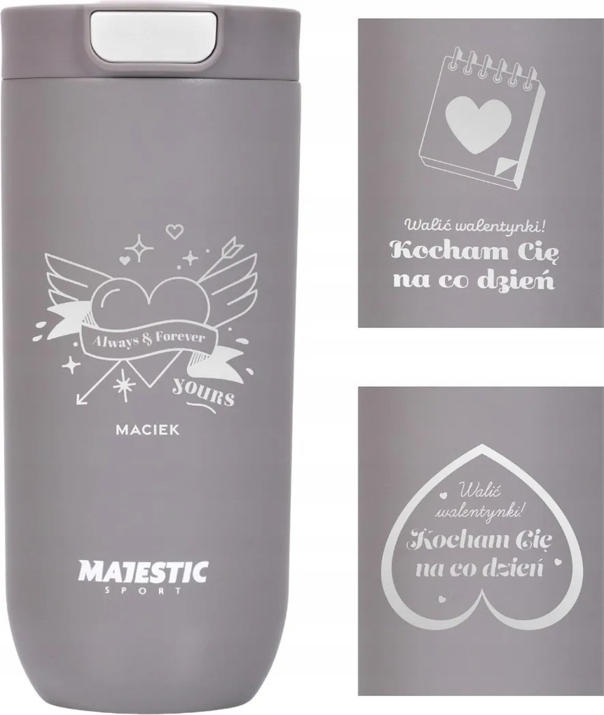 Thermo bögre gravírozással személyre szabott ajándék nőnapra neki