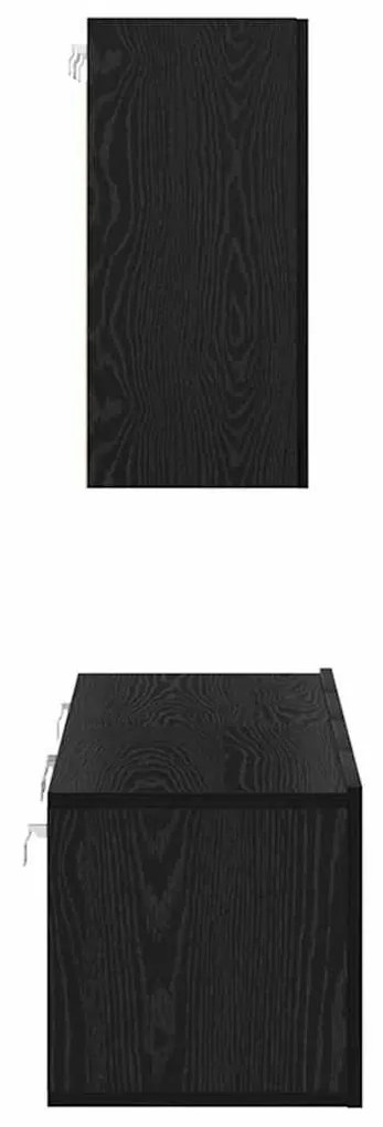 TV szekrény garnitúra 4 pcs Musta tammi 120 x 30 x 30 cm
