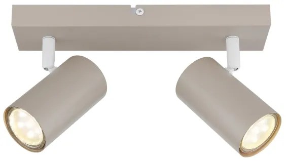 Globo 57911-2SA - ROBBY spotlámpa 2xGU10/35W/230V