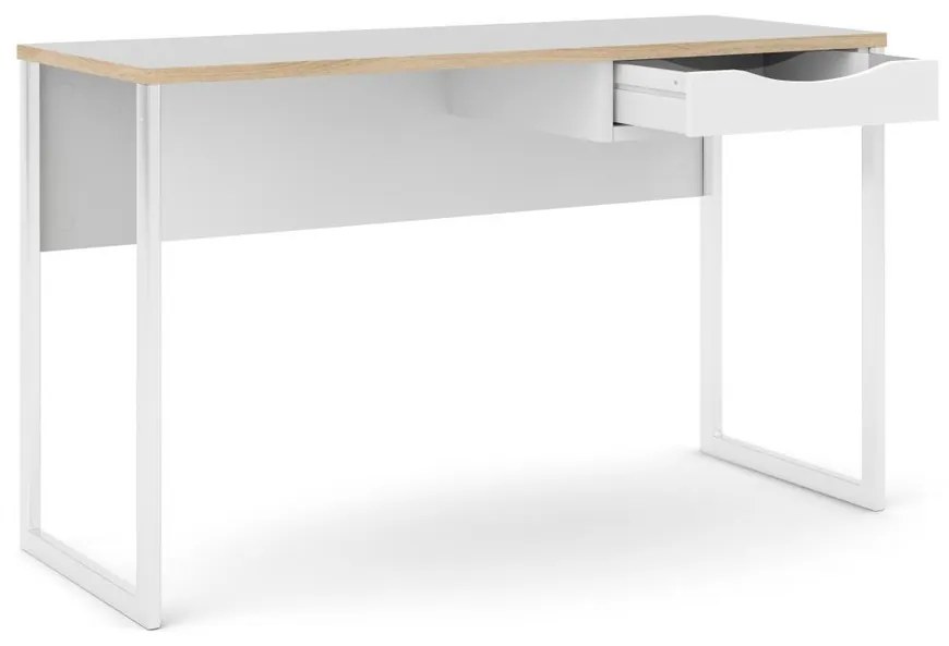 Felix Light íróasztal 130, fehér matt / fehér