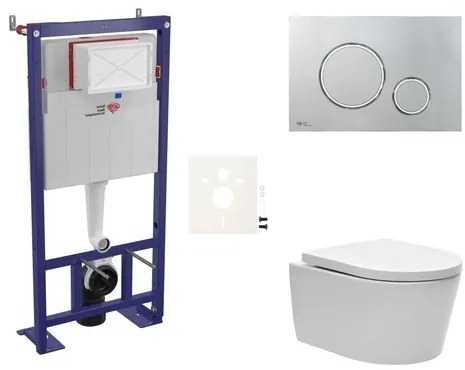 Fali WC szett SAT előtétfalas szereléshez + SAT Brevis WC SIKOSSBR71