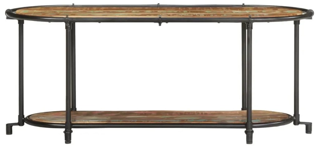 tömör újrahasznosított fa TV-szekrény 100 x 42 x 40 cm