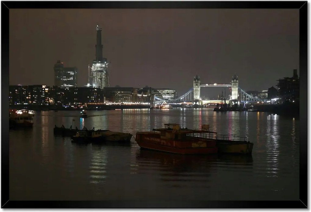 Poszterek keretben 60x40 London éjszaka