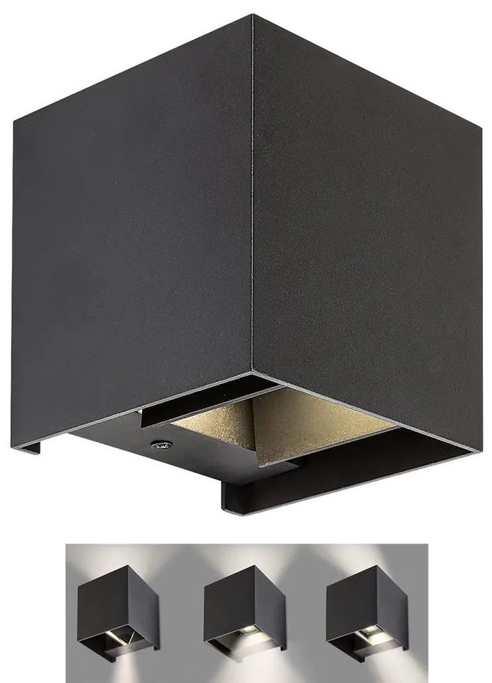 Rabalux Rabalux 7396 - Kültéri fali lámpa SOLIN 1xG9/42W/230V IP54 fekete RL7396