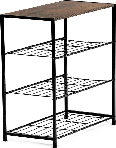 Cipőtartó természetes fa színben GD-414 OLW