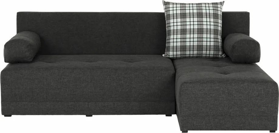 Sarokgarnitúra készlet, szürke melír / mintázott, jobb, MEXX