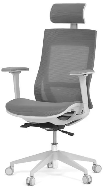 Szürke Hálós Irodai Szék, Szinkron Mechanikával. KA-W004 GREY