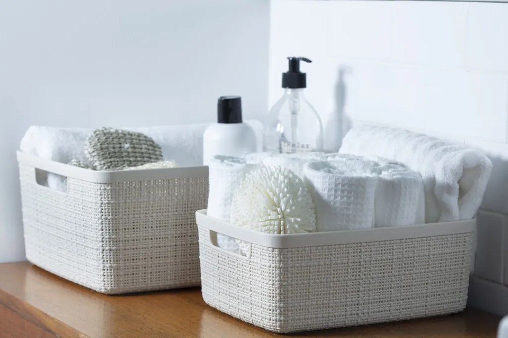 Curver Jute M doboz 12L bézs