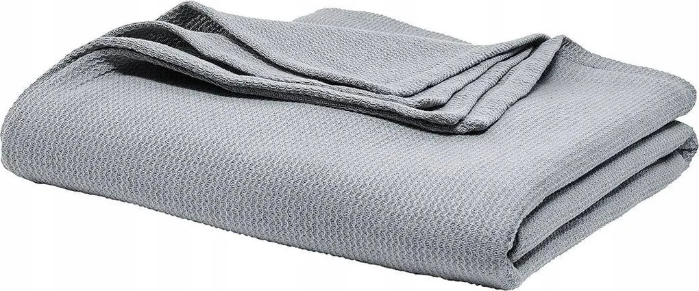 Pamut Ágytakaró szürke 240x220 nagy puha