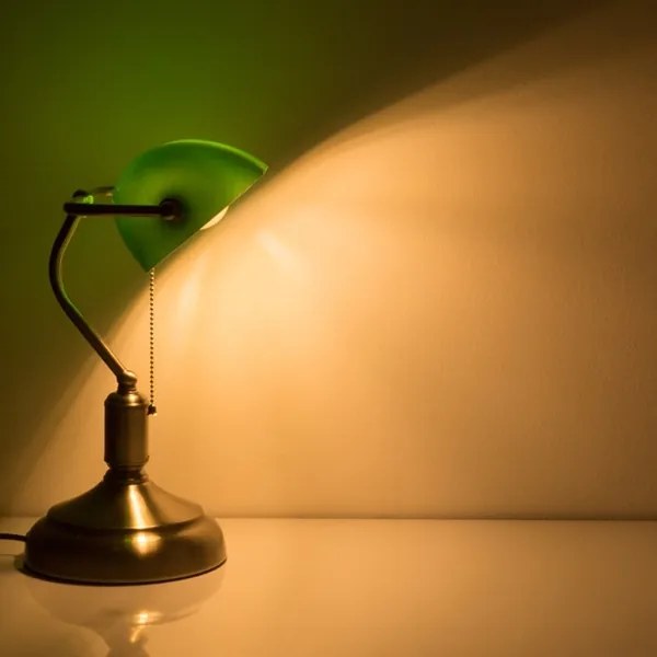 BANKER asztali lámpa 1xE27/60W/230V