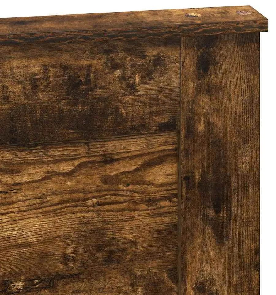 Fejtámla fejtámlával Szürke Sonoma 140 cm Faanyag