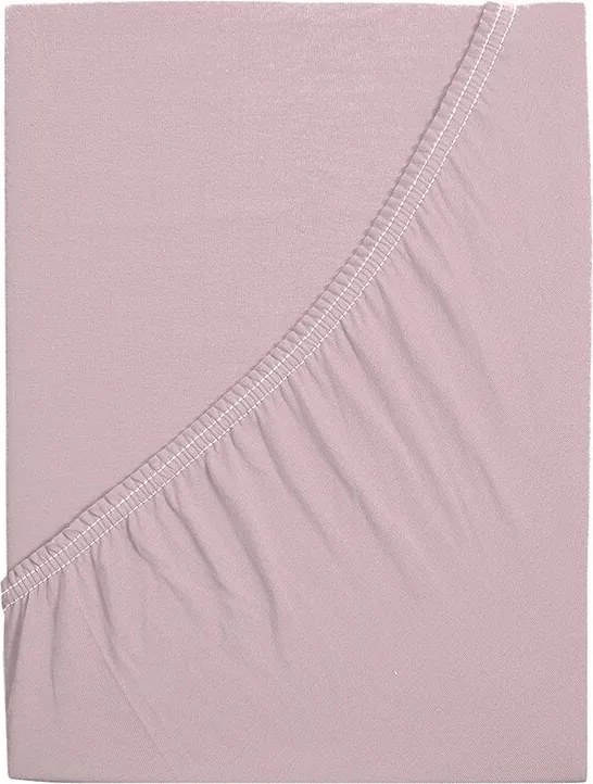 4Home Ideal jersey lepedő régi rózsaszín, 100 x 200 cm