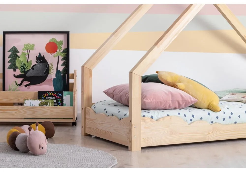 Luna Drom borovi fenyő házikó ágy, 90 x 200 cm - Adeko