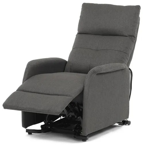 Elektromos vezérlésű szürke szövet dönthető fotel. TV-5482 GREY2