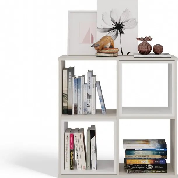 Malax 2x2 polc, 74x75x30 cm, kasmír