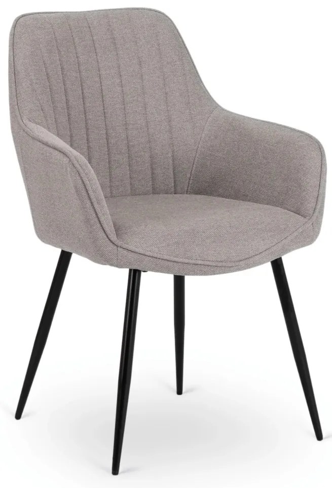 Szövet Étkezőszék Szürke Színben. MALAGA